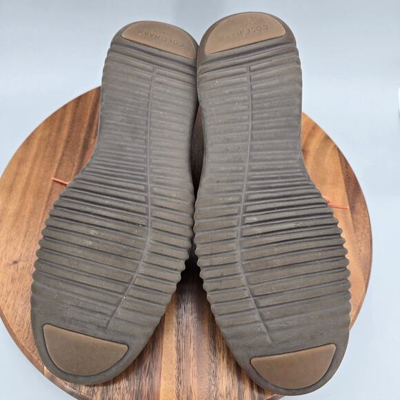 Cole Haan 2.Zerogrand Oxfords Men's 12 M Brown Leather Laser Wingtip Dress Shoes - Picture 9 of 10